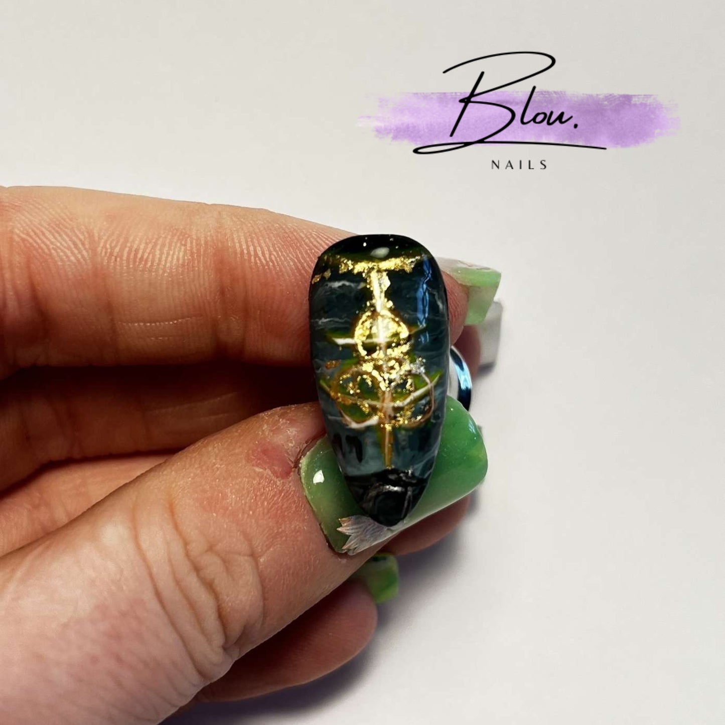 custom made press-on nails